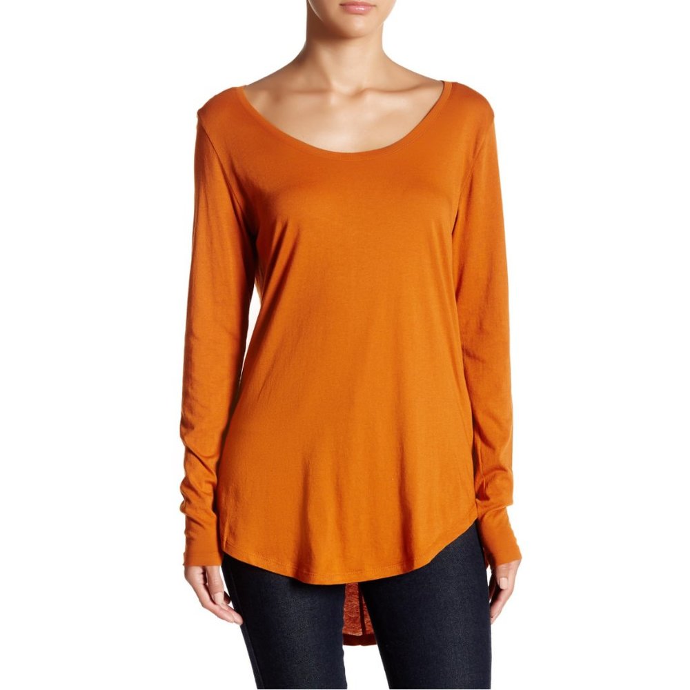 3 for $15 Abound Scoop Neck Long Sleeve Top